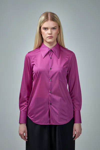 Comme Des Garçons Ladies Blouse In Purple