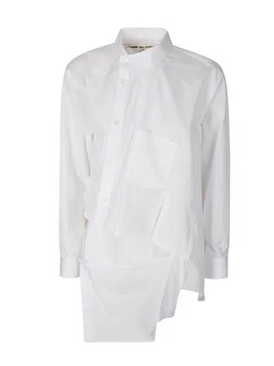 Comme Des Garçons Ladies Blouse In White