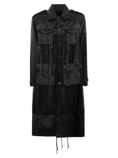 Comme Des Garçons Ladies Coat In Black