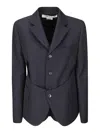 Comme Des Garçons Ladies Jacket In Dark Blue
