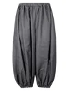 Comme Des Garçons Voluminous Black Balloon Trousers In Black