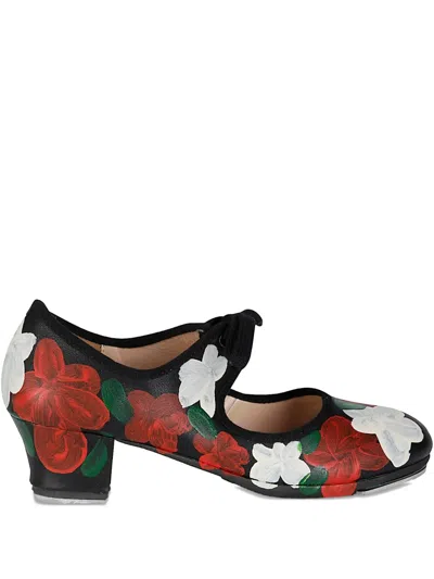 Comme Des Garçons Round Toe High Heels In Multicolor