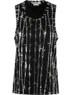 Comme Des Garçons Graphic-printed Vest In Black