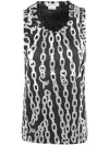 Comme Des Garçons Camiseta - Negro In Black Silver