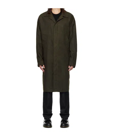 Comme Des Garçons Lapel Long-sleeved Windbreaker In Black