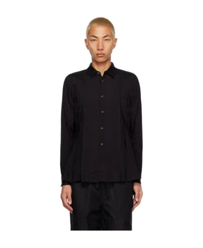 Comme Des Garçons Lapel Shirt In Black