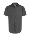 Comme Des Garçons Lapel Shirt In Black
