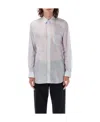 Comme Des Garçons Lapel Shirt In Gray