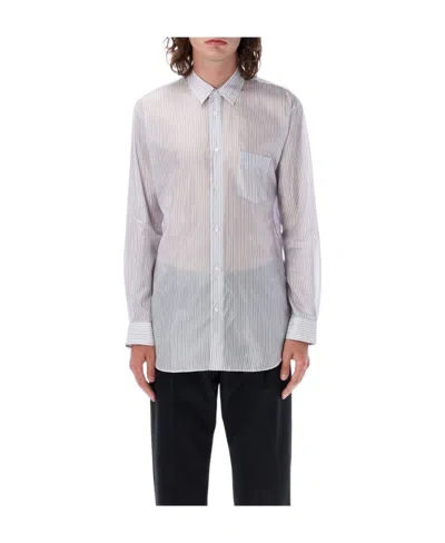 Comme Des Garçons Lapel Shirt In Gray