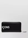 Comme Des Garçons Rectangular Wallet Featuring Huge Logo In Black