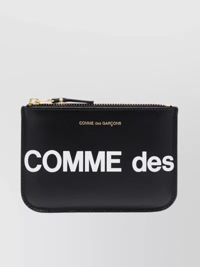 Comme Des Garçons Large Logo Zip Pouch