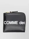 Comme Des Garçons Rectangular Wallet Featuring Huge Logo
