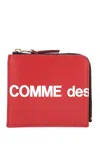 COMME DES GARÇONS LARGE RED LOGO WALLET