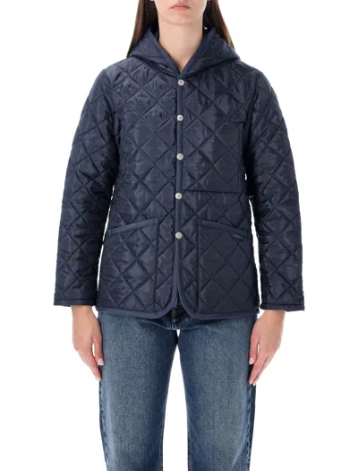 COMME DES GARÇONS COMME DES GARÇONS LAVENHAM X COMME DES GARÇONS GIRL BLUE QUILTED HUSKY JACKET