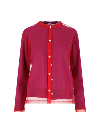COMME DES GARÇONS LAYERED CARDIGAN