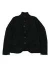 Comme Des Garçons Layered Jacket In Black