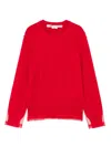 Comme Des Garçons Knitwear In Red Wool In Rot