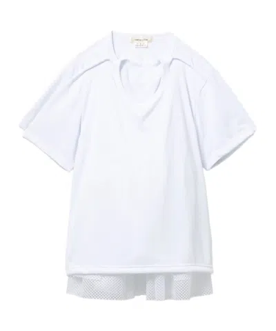 Comme Des Garçons Layered T-shirts In White
