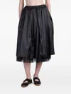 Comme Des Garçons Skirt In Black Polyester In Black