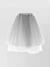 Comme Des Garçons Multilayered Asymmetric Tulle Skirt With Side Pockets