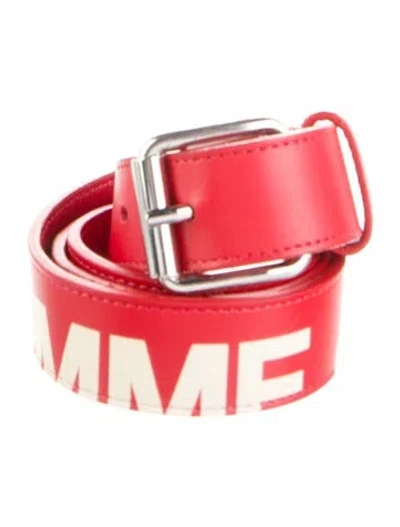 Pre-owned Comme Des Garçons Leather Belt
