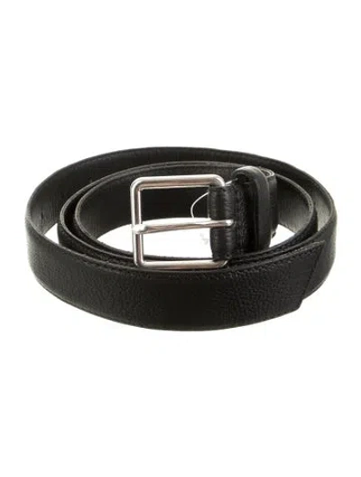 Pre-owned Comme Des Garçons Leather Belt In Black