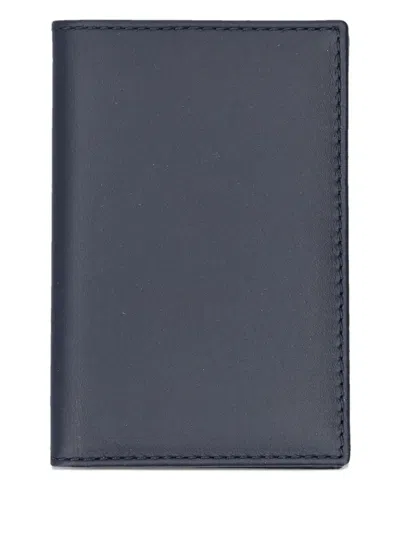 Comme Des Garçons Leather Bi-fold Wallet In Brown