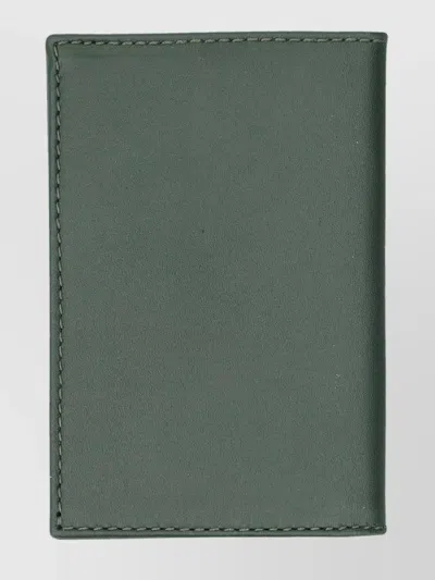 Comme Des Garçons Bi-fold Wallet With Compact Design In Green