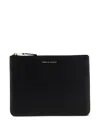 Shop Comme Des Garçons Leather Coin Purse In Black