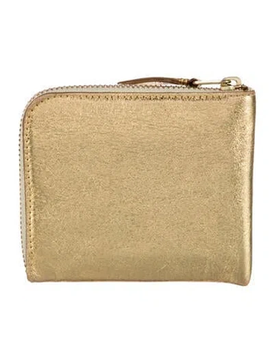 Pre-owned Comme Des Garçons Leather Compact Wallet