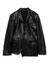 Comme Des Garçons Long-sleeved Casual Jacket In Black