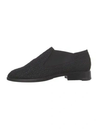 Pre-owned Comme Des Garçons Leather Oxfords In Black