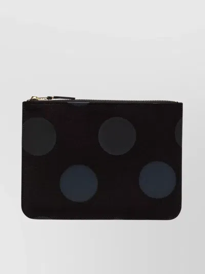 Comme Des Garçons Leather Pouch In Black