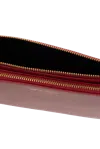 Comme Des Garçons Leather Pouch In Red