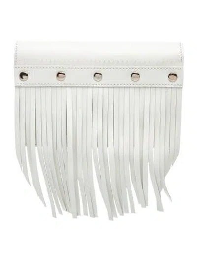 Pre-owned Comme Des Garçons Leather Suitcase In White