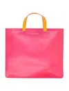 Comme Des Garçons Leather Super Fluo Tote Bag