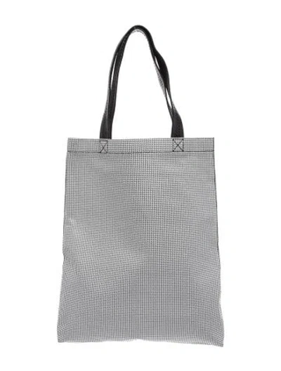 Pre-owned Comme Des Garçons Leather Tote In White
