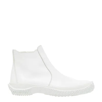 COMME DES GARÇONS LEATHER VULCANIZED BOOTS