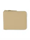 Comme Des Garçons Leather Wallet In Neutral