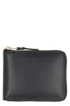Comme Des Garçons Textured Leather Wallet With Unique Finish