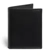 Comme Des Garçons Leather Wallet In Black