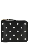 Comme Des Garçons Leather Wallet In Black