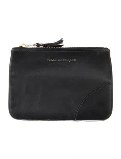 Pre-owned Comme Des Garçons Leather Wallet In Black