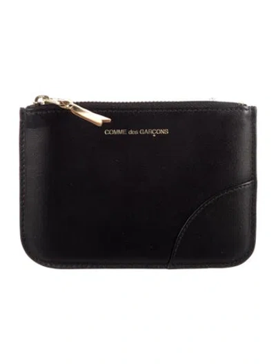 Pre-owned Comme Des Garçons Leather Wallet In Black