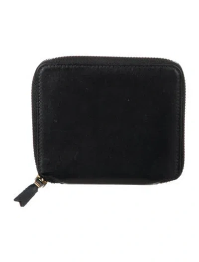 Pre-owned Comme Des Garçons Leather Wallet In Black
