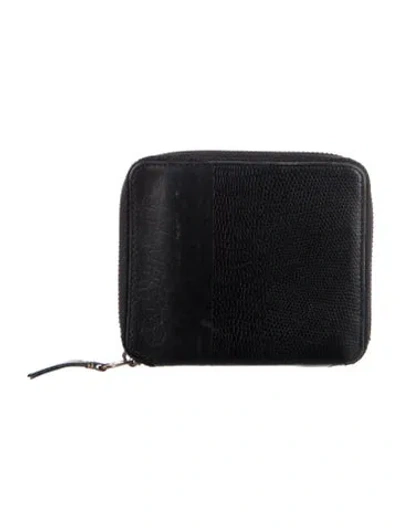 Pre-owned Comme Des Garçons Leather Wallet In Black