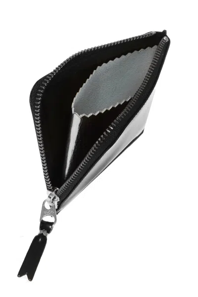 Comme Des Garçons Leather Wallet In Black