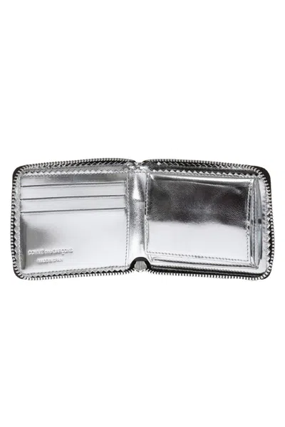 Comme Des Garçons Leather Wallet In Black