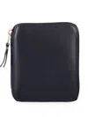 Comme Des Garçons Leather Wallet In Black