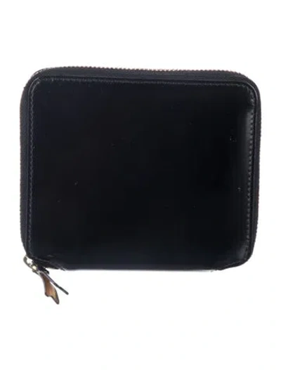 Pre-owned Comme Des Garçons Leather Wallet In Black